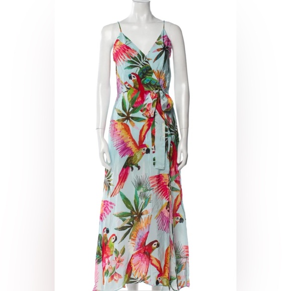 FARM Rio Dresses & Skirts - Farm rio Tropical Parrot Print Maxi Dress